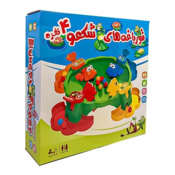 بازی فکری قورباغه های گرسنه 4 نفره HUNGRY FROGS