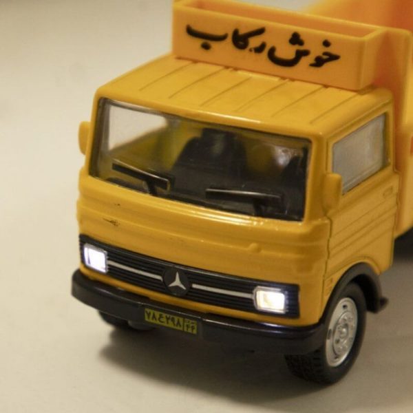 ماکت فلزی خاور خوش رکاب عقبکش و باطری خور